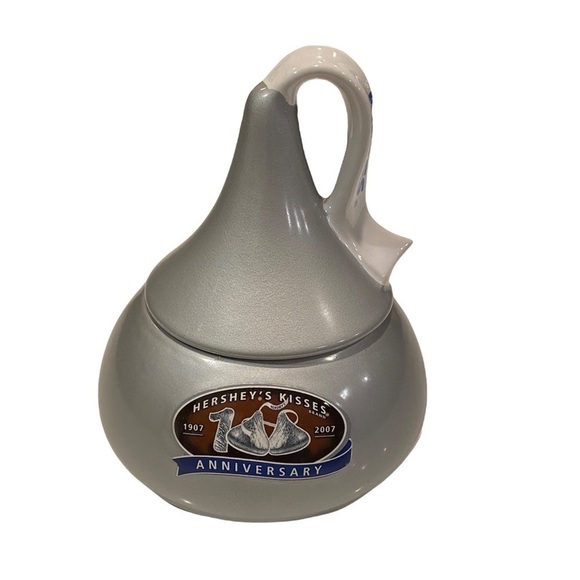 HERSHEY'S KISSES 100th Anniversary Silver Candy Dish HTC 2007 Collector Item - Picture 1 of 8